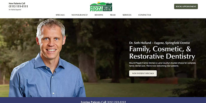 Mount Pisgah wordpress website