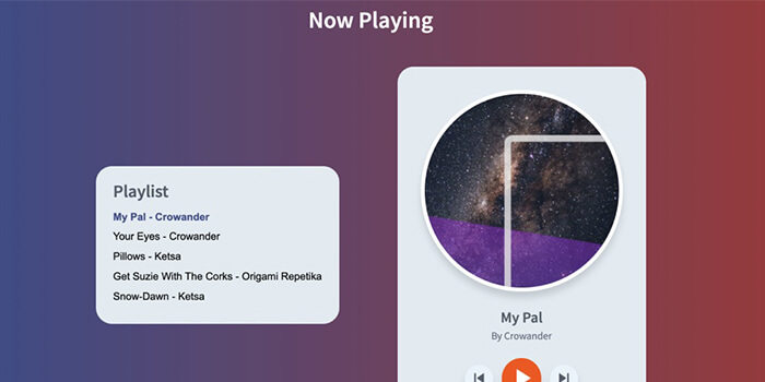 Vue js music app
