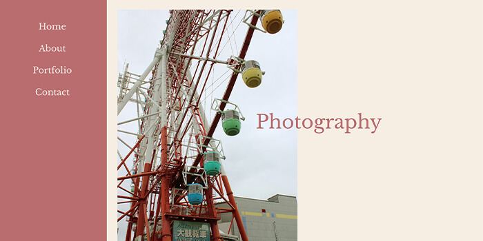 React JS Photography Website